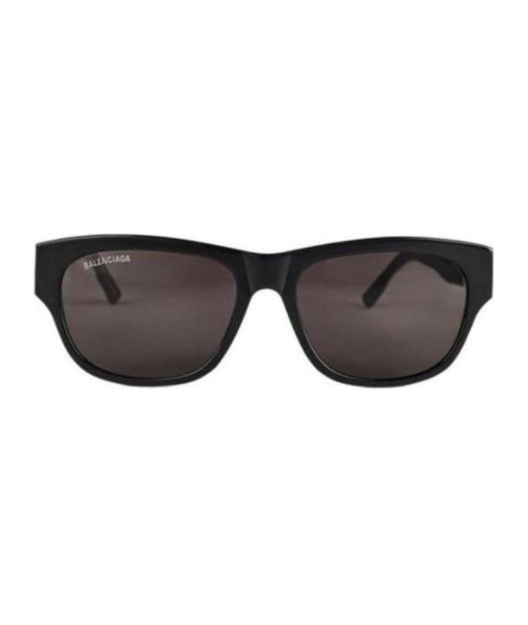 BALENCIAGA Черные пластиковые солнцезащитные очки, фото 2