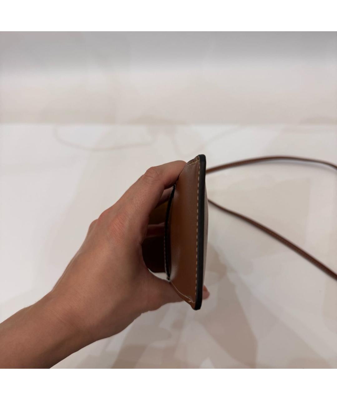 CELINE Коричневая сумка через плечо, фото 8