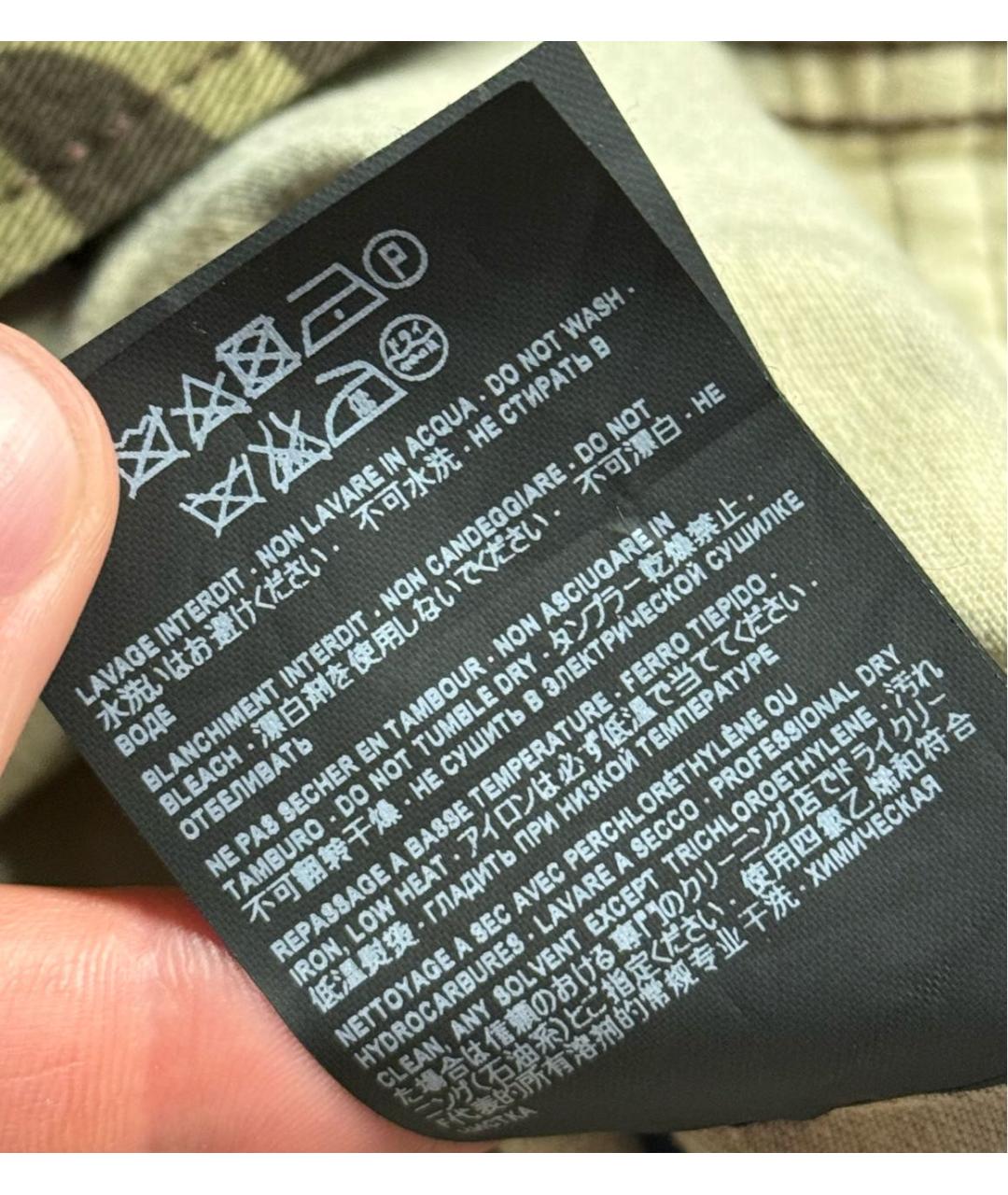 SAINT LAURENT Хаки деним куртка, фото 6