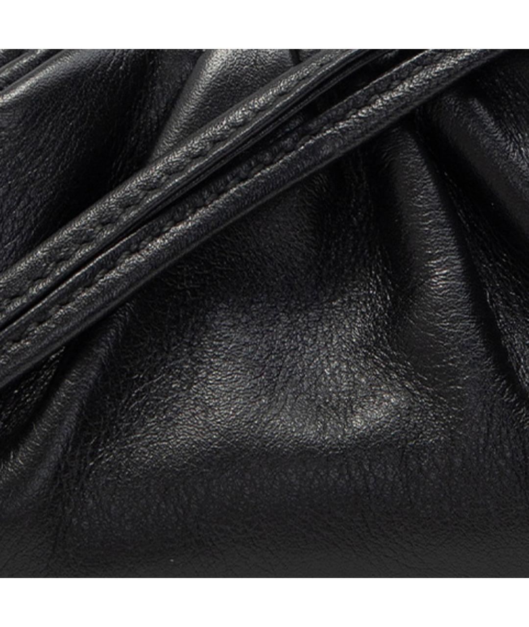 BOTTEGA VENETA Черный кожаный кошелек, фото 5