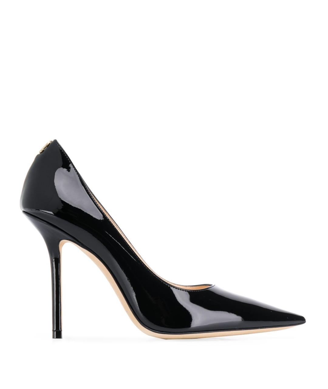 JIMMY CHOO Черные кожаные туфли, фото 1