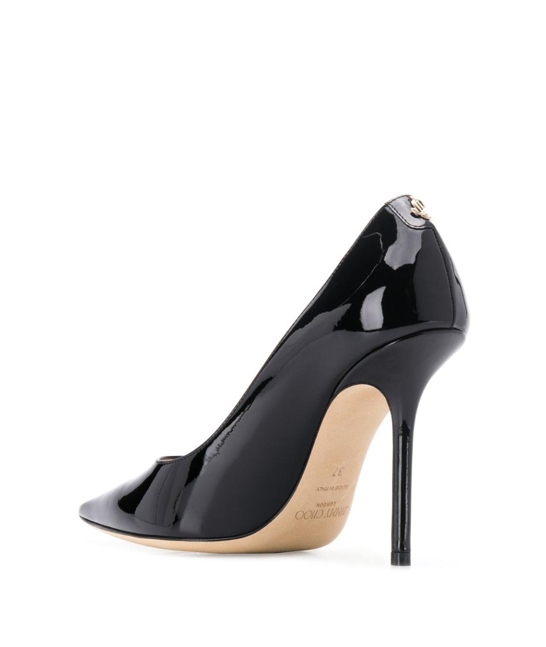 JIMMY CHOO Черные кожаные туфли, фото 3