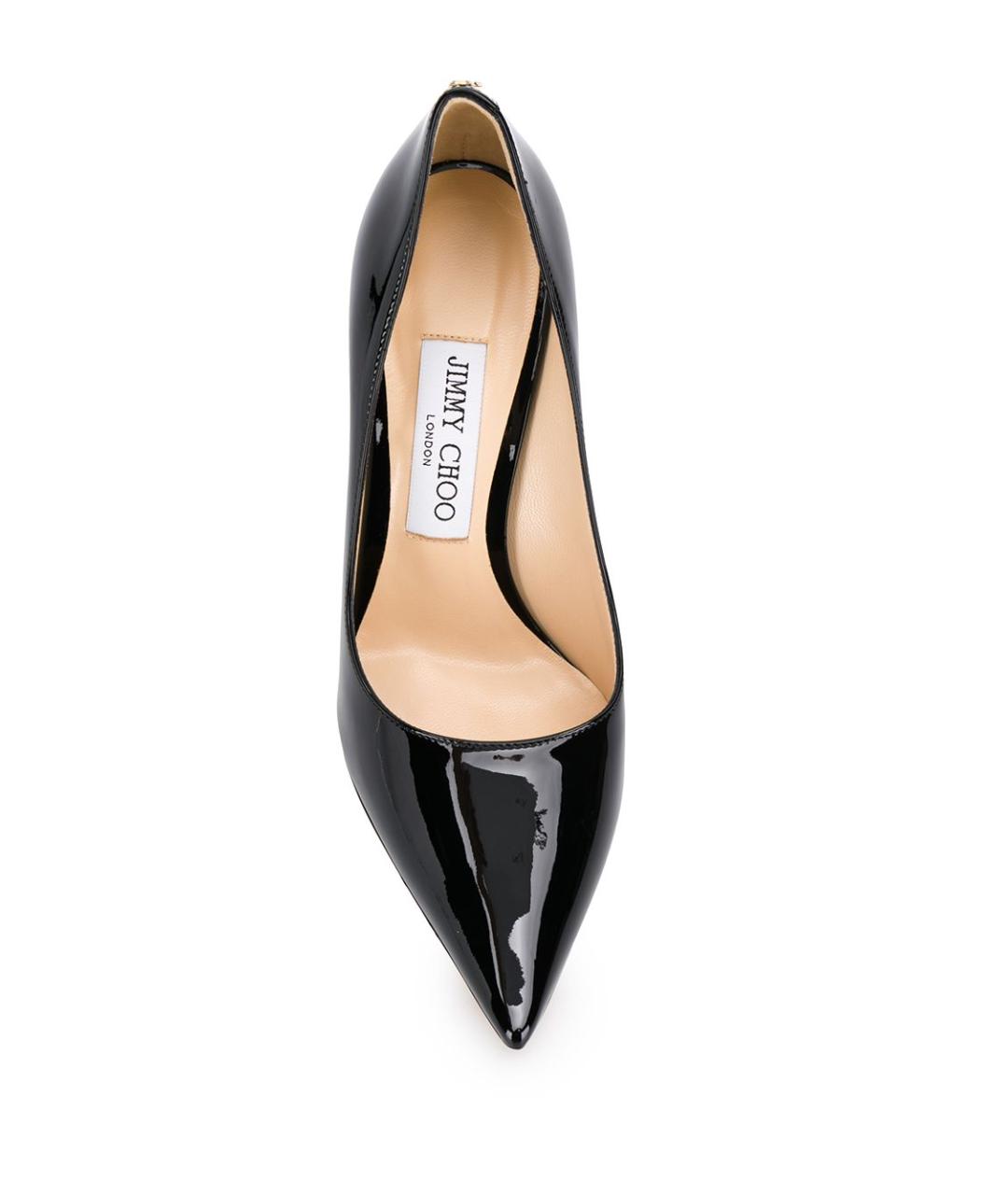 JIMMY CHOO Черные кожаные туфли, фото 2