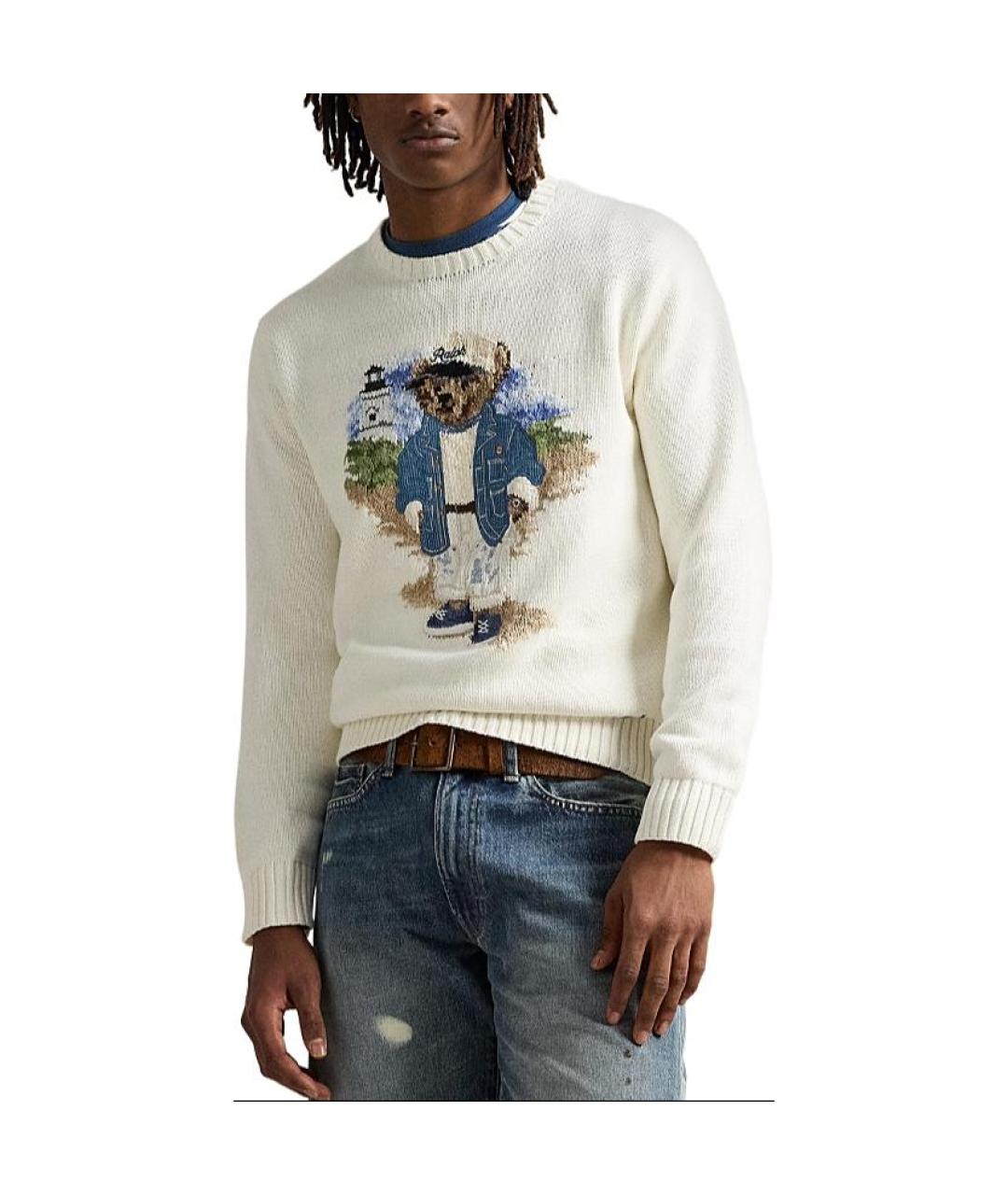 POLO RALPH LAUREN Бежевый джемпер / свитер, фото 3