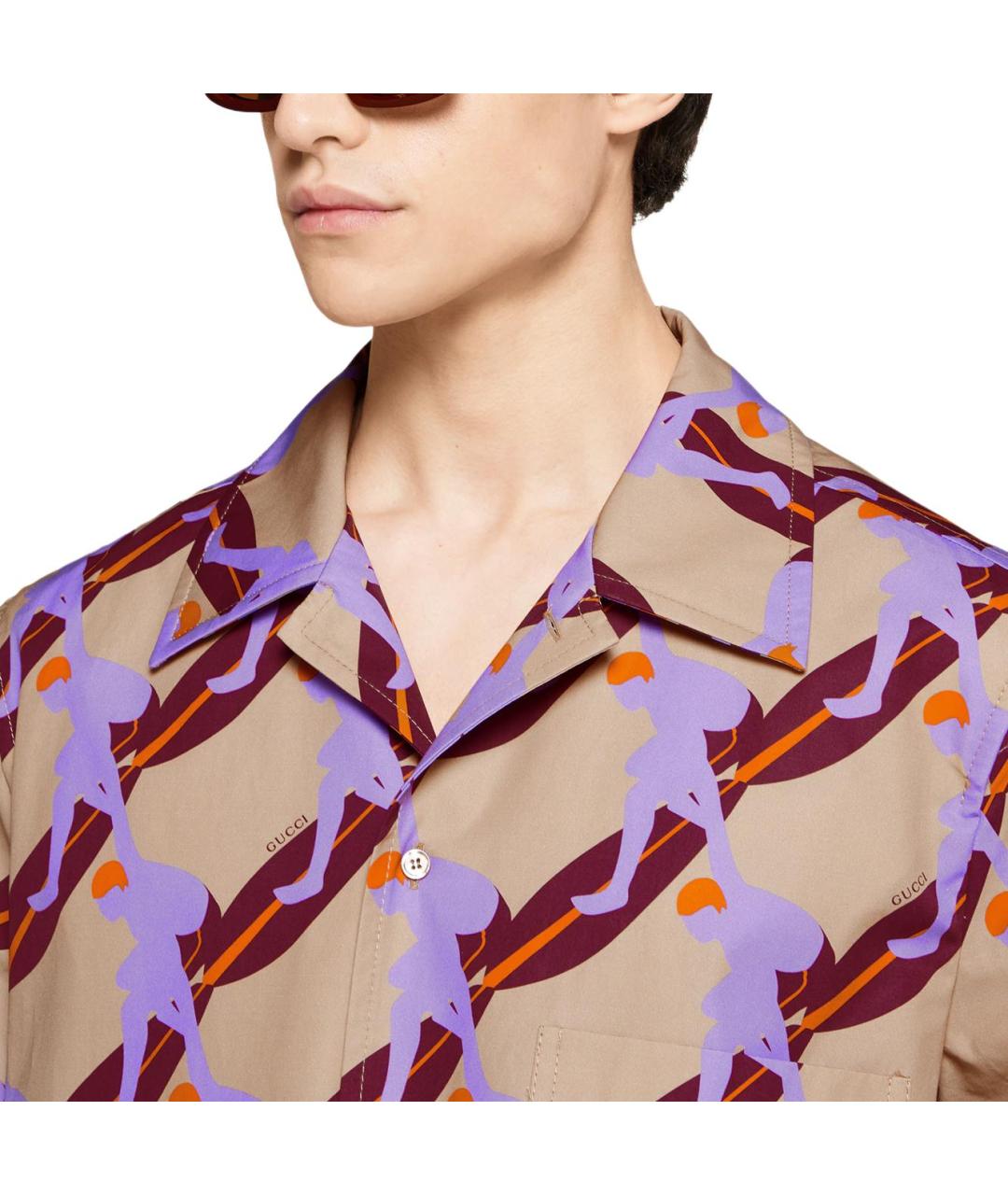 GUCCI Мульти кэжуал рубашка, фото 5