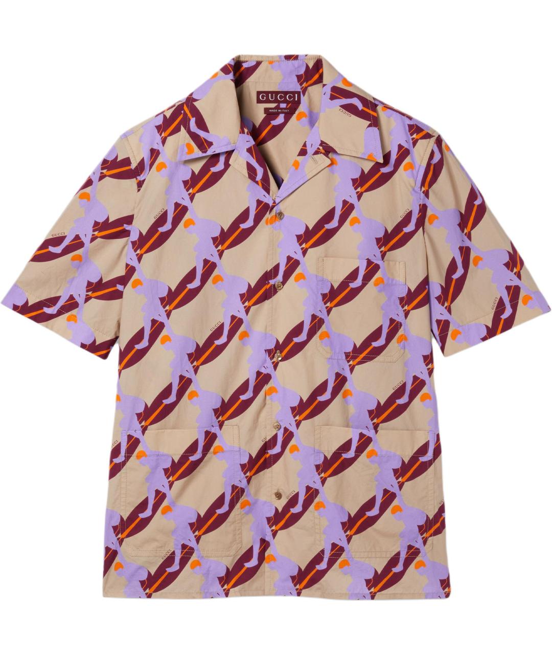 GUCCI Мульти кэжуал рубашка, фото 1