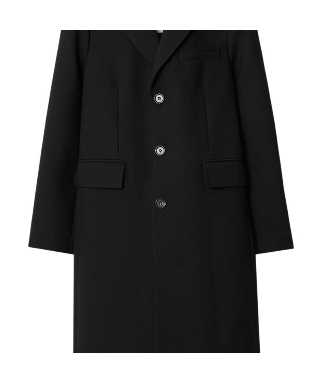 BURBERRY Черное пальто, фото 5