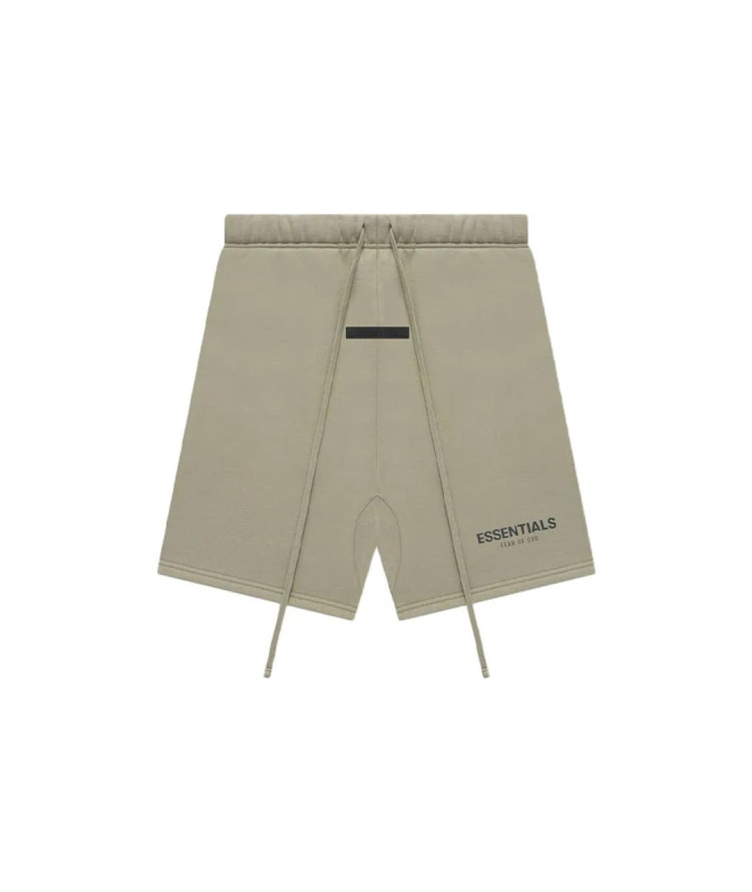 FEAR OF GOD ESSENTIALS Бежевые хлопковые шорты, фото 7
