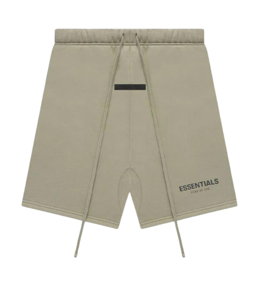 FEAR OF GOD ESSENTIALS Бежевые хлопковые шорты, фото 1