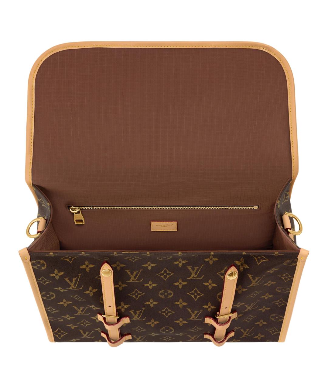 LOUIS VUITTON Коричневая сумка на плечо, фото 4