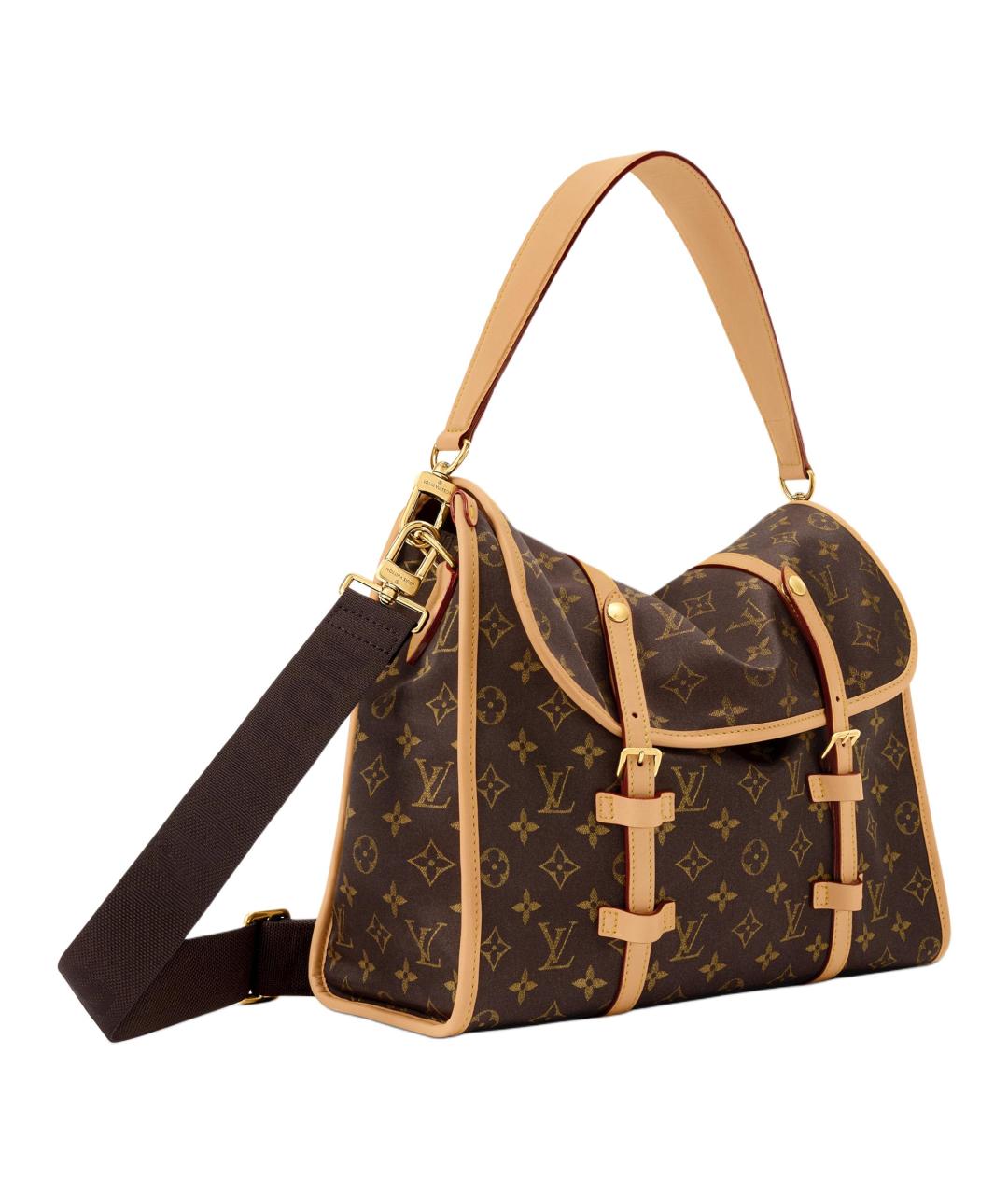 LOUIS VUITTON Коричневая сумка на плечо, фото 2