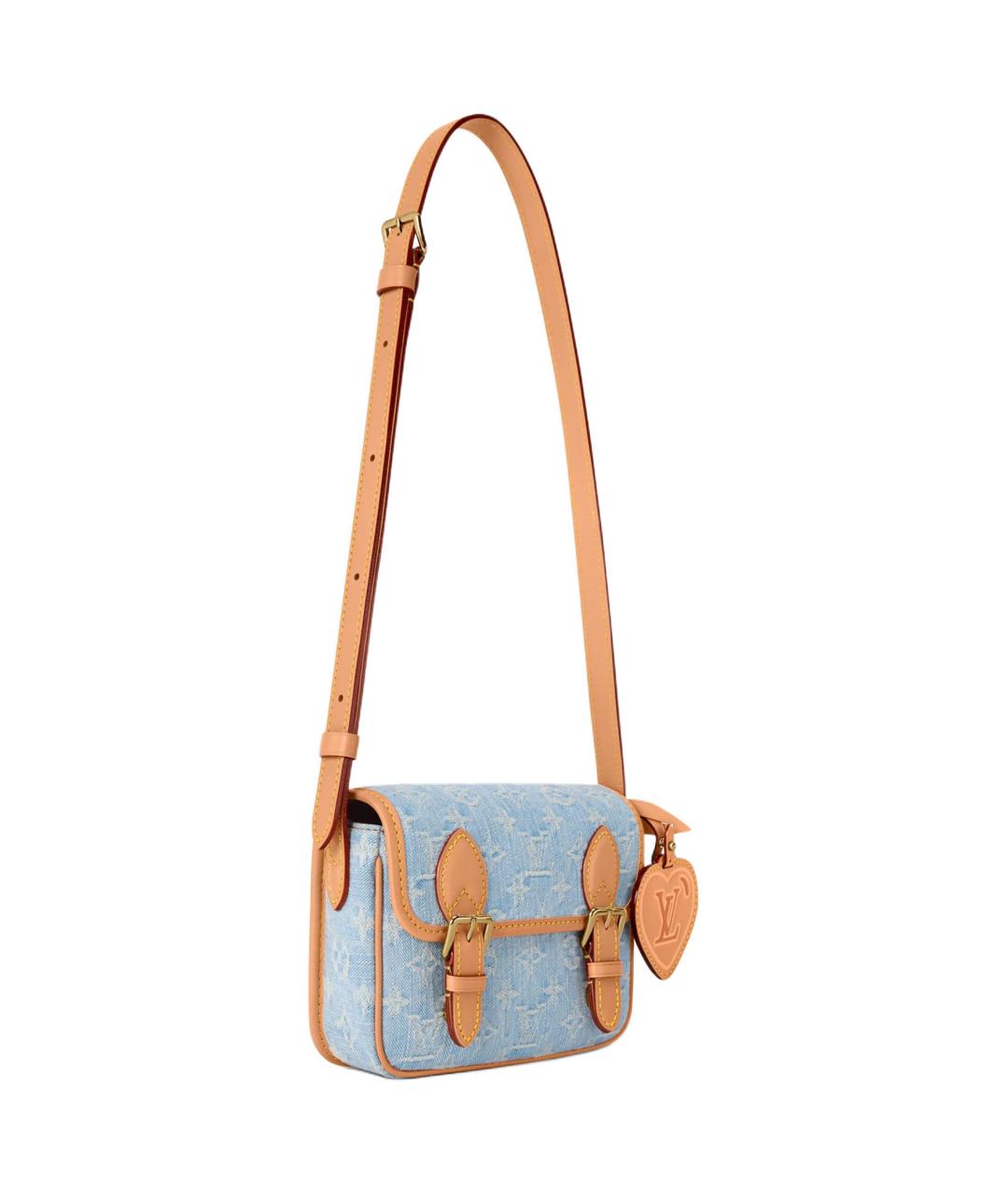 LOUIS VUITTON Голубая сумка на плечо, фото 2
