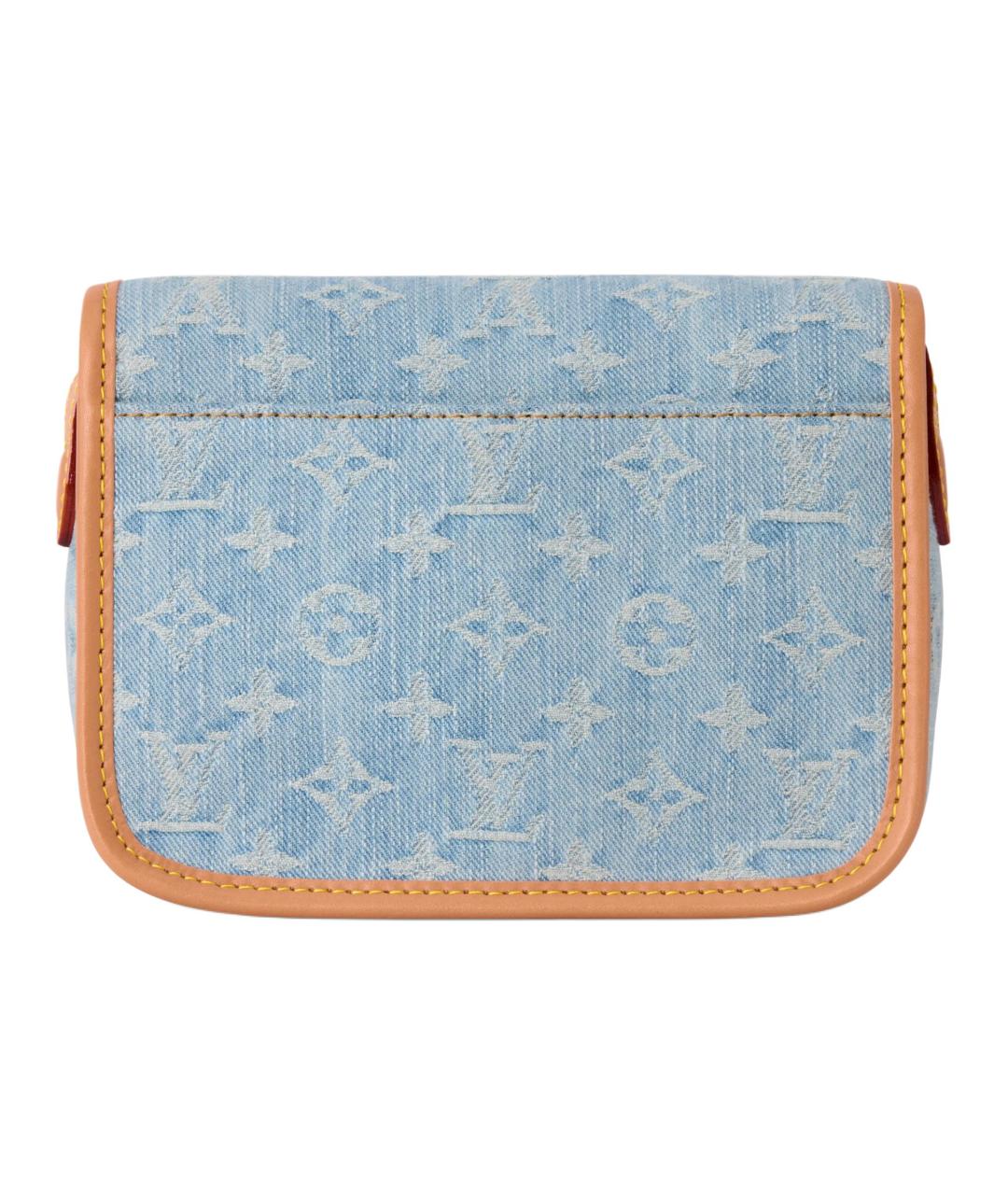 LOUIS VUITTON Голубая сумка на плечо, фото 3