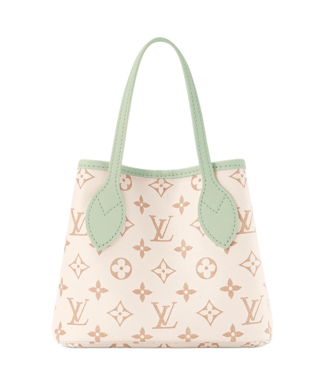 LOUIS VUITTON Бежевая сумка через плечо из канвы, фото 3