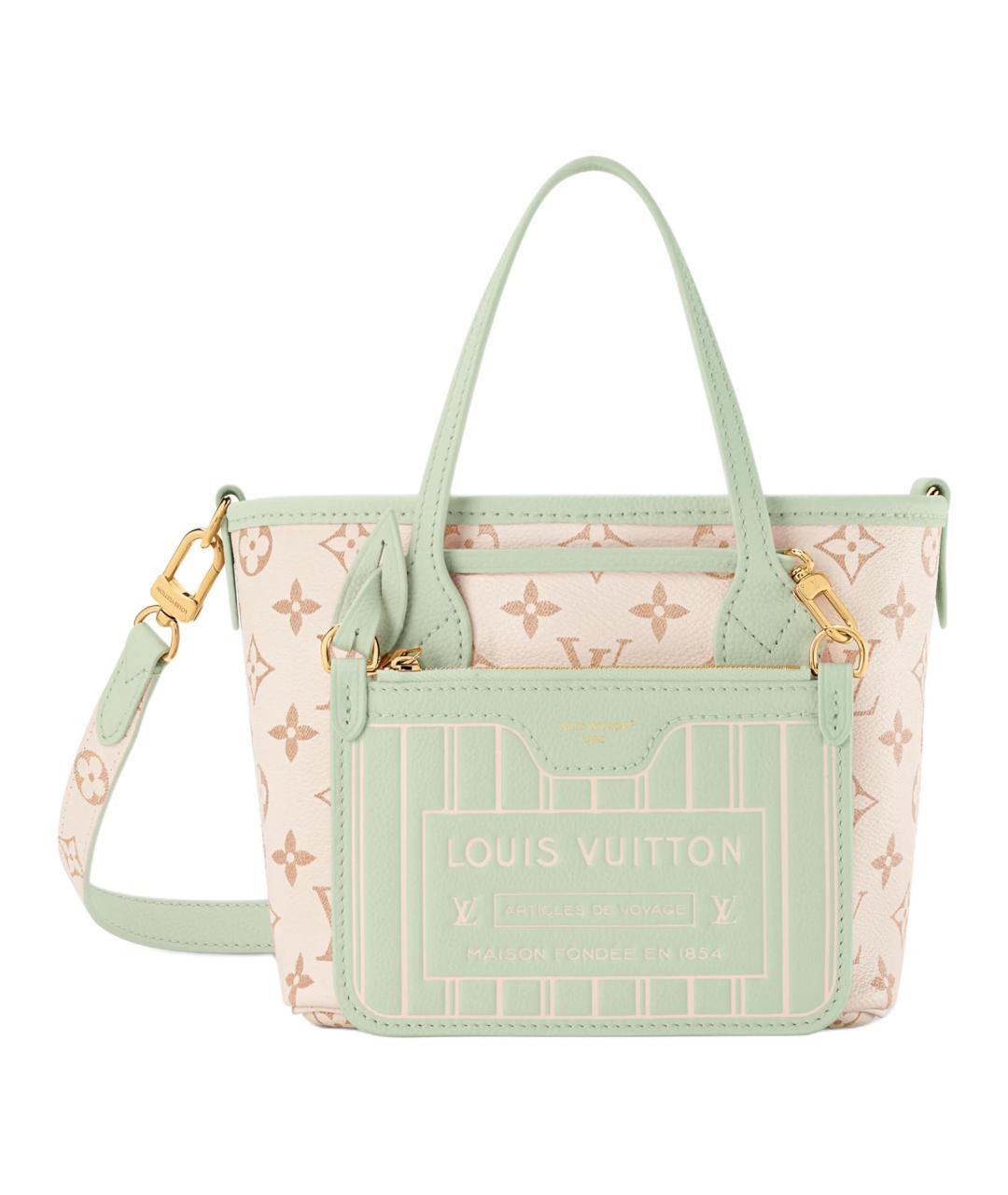 LOUIS VUITTON Бежевая сумка через плечо из канвы, фото 1