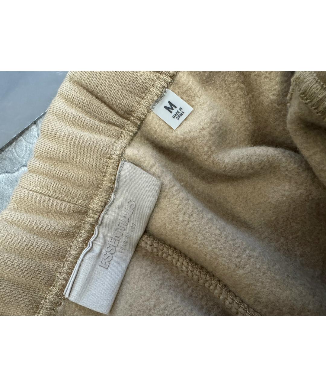 FEAR OF GOD ESSENTIALS Коричневые хлопковые шорты, фото 4