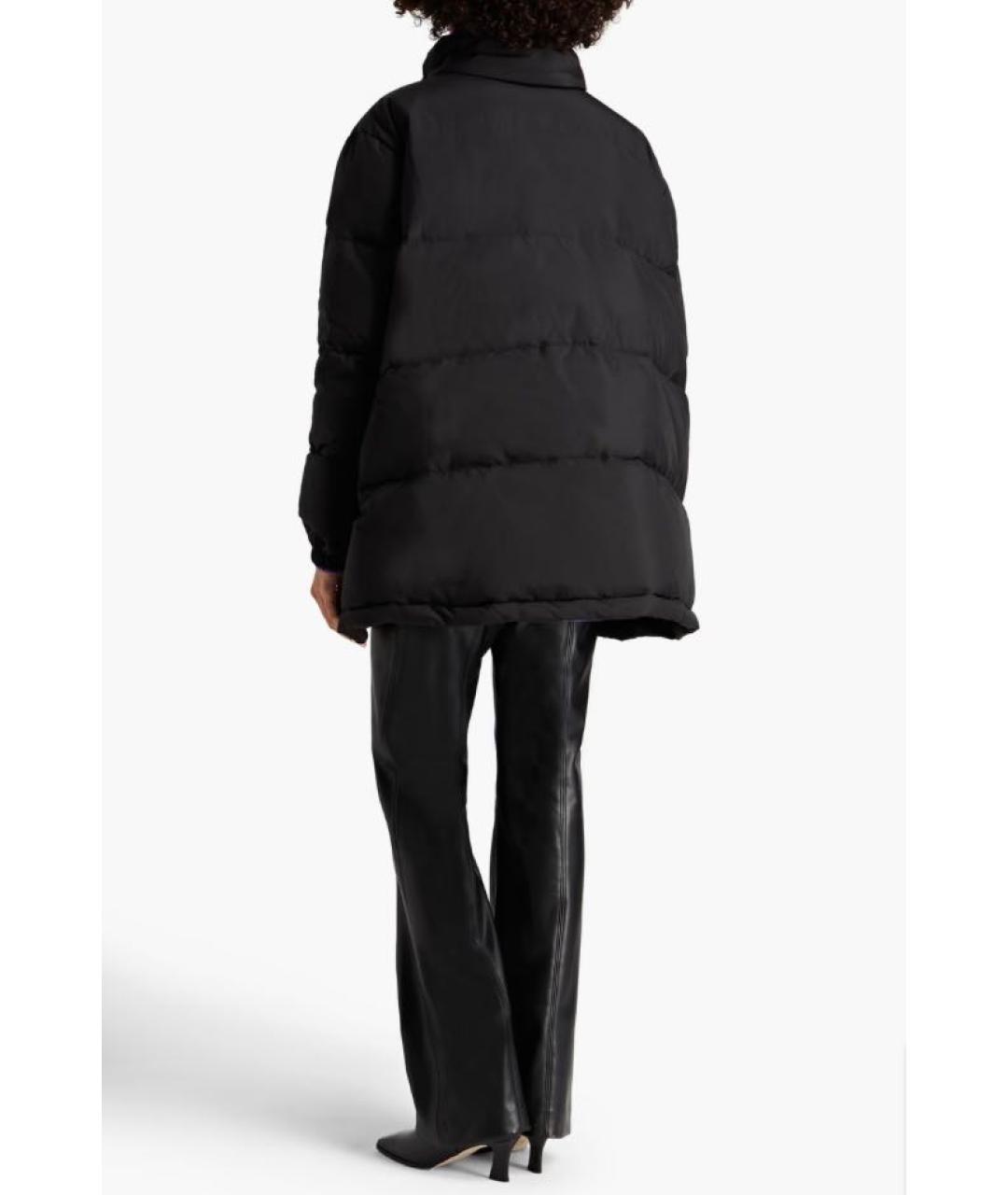 NINA RICCI Черный полиэстеровый пуховик, фото 2