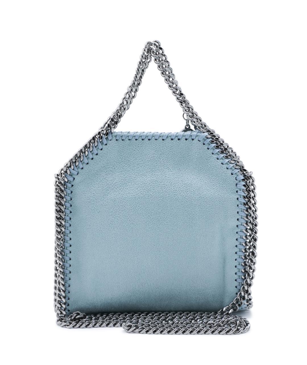 STELLA MCCARTNEY Голубая сумка тоут из искусственной кожи, фото 4