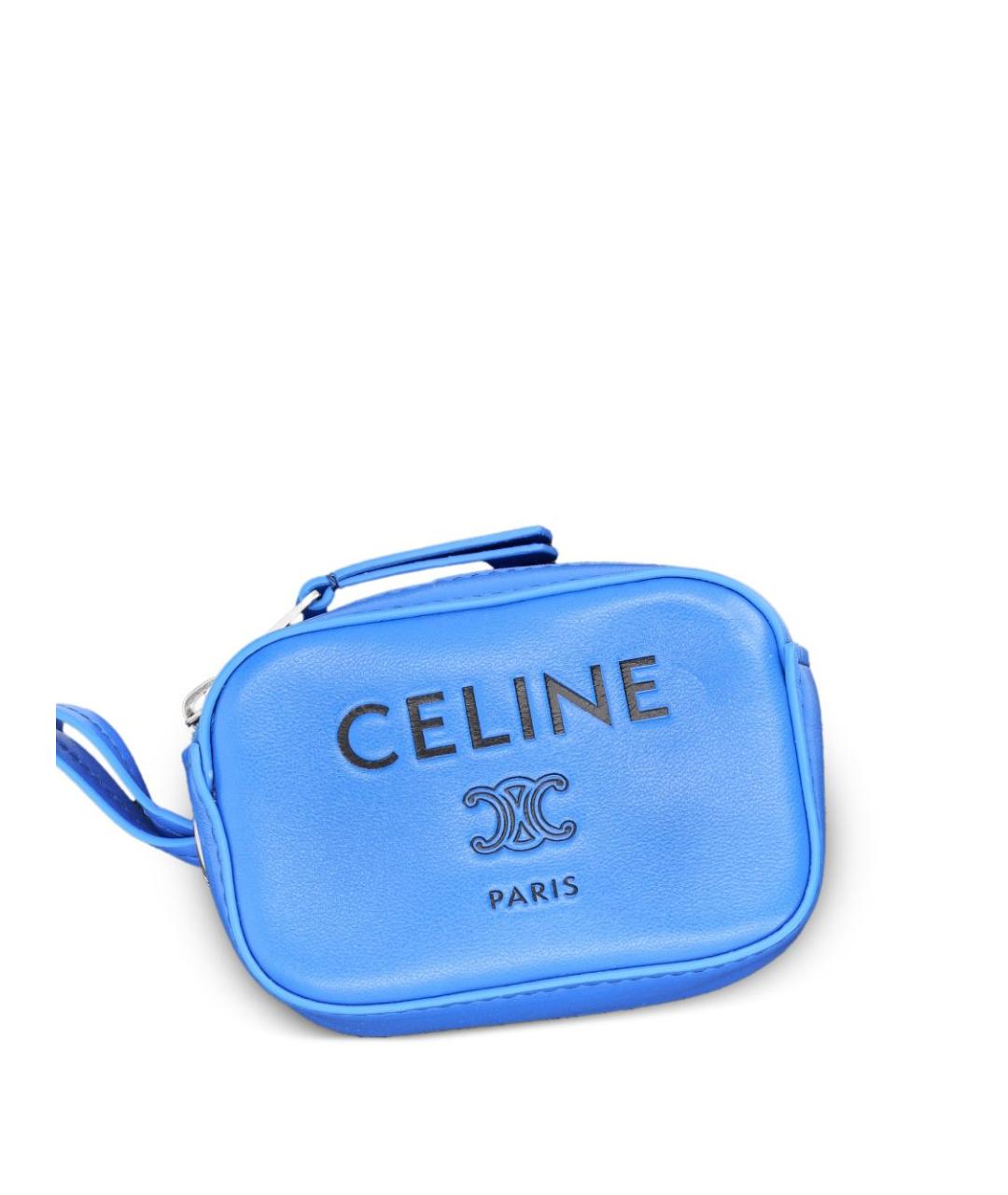 CELINE Черная кожаная сумка на плечо, фото 4