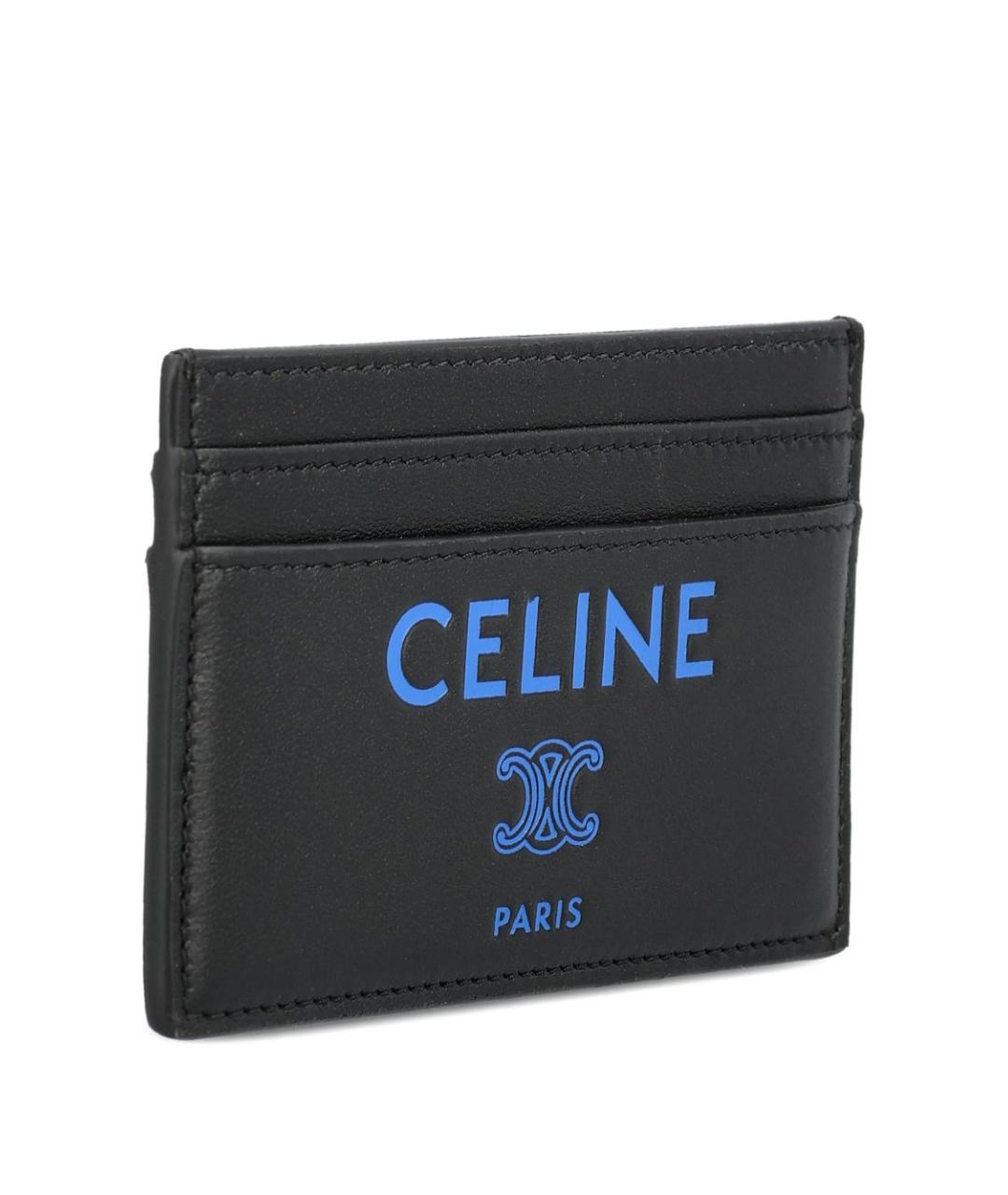 CELINE Черный кожаный кардхолдер, фото 4