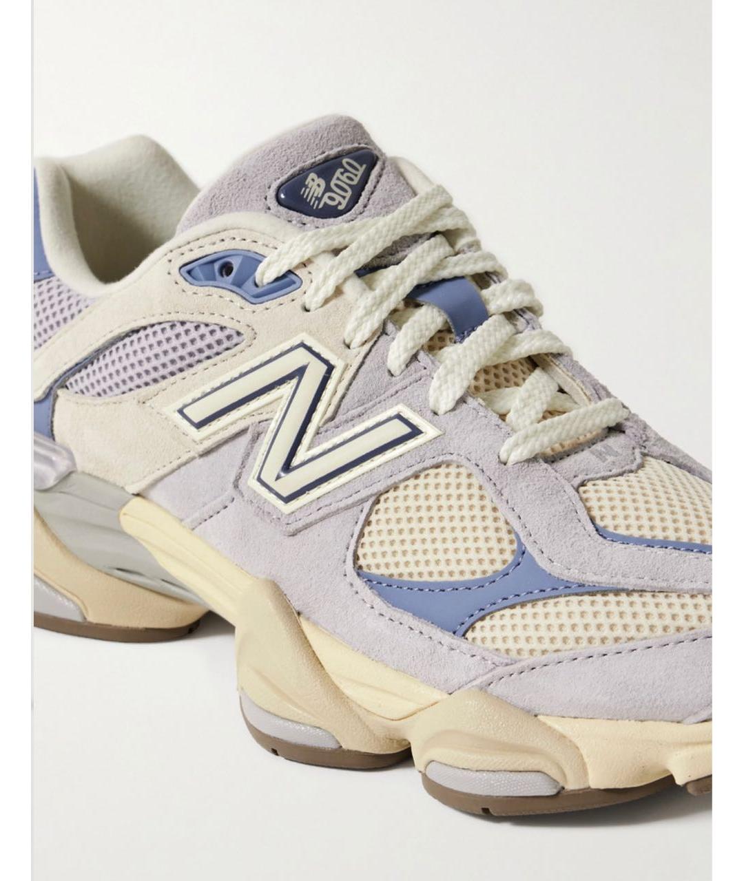 NEW BALANCE Голубые замшевые кроссовки, фото 2