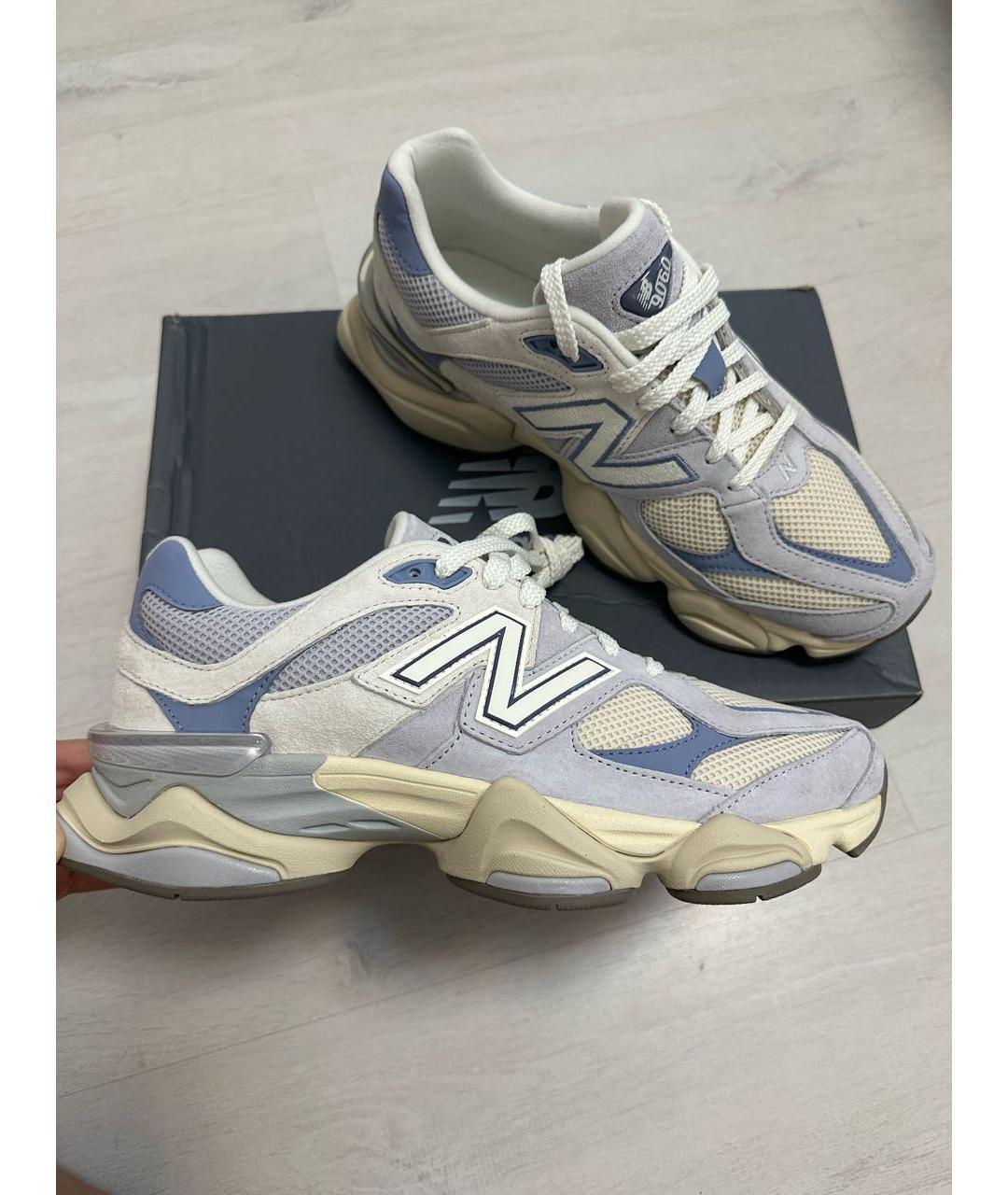NEW BALANCE Голубые замшевые кроссовки, фото 7