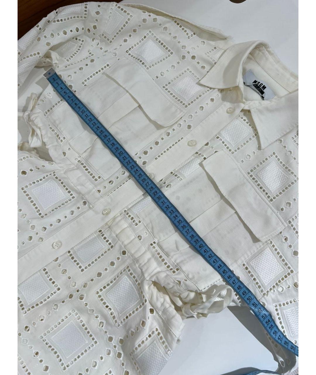 MSGM Белое платье, фото 4