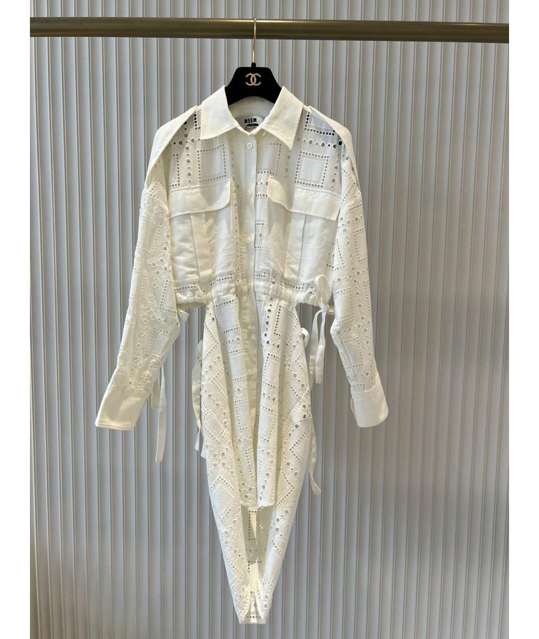 MSGM Белое платье, фото 9