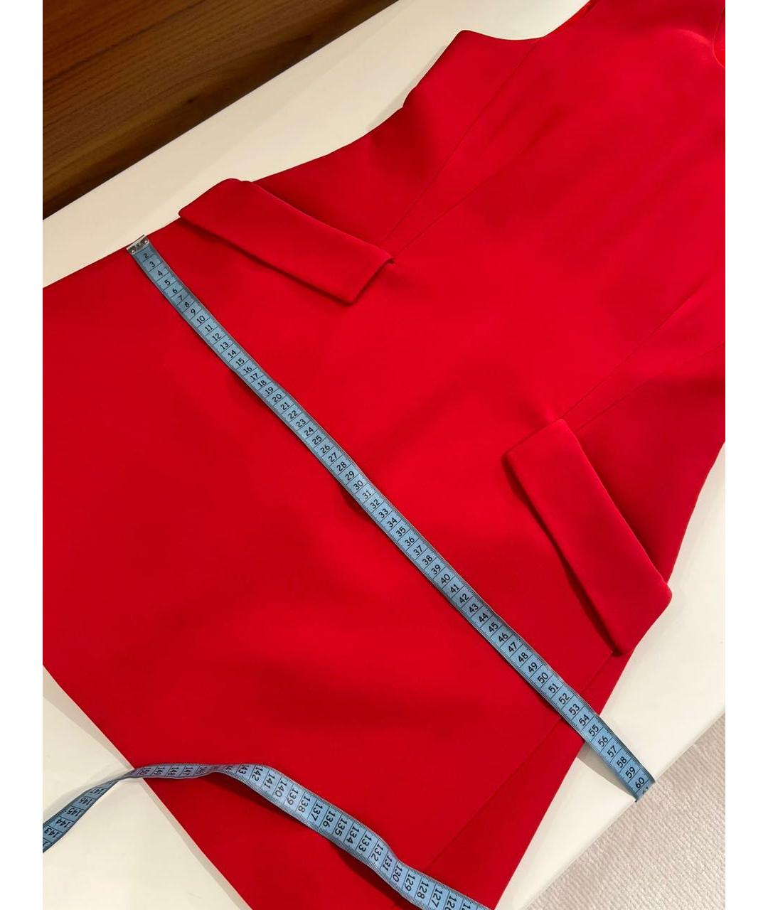 CHRISTIAN DIOR Красное шерстяное платье, фото 8