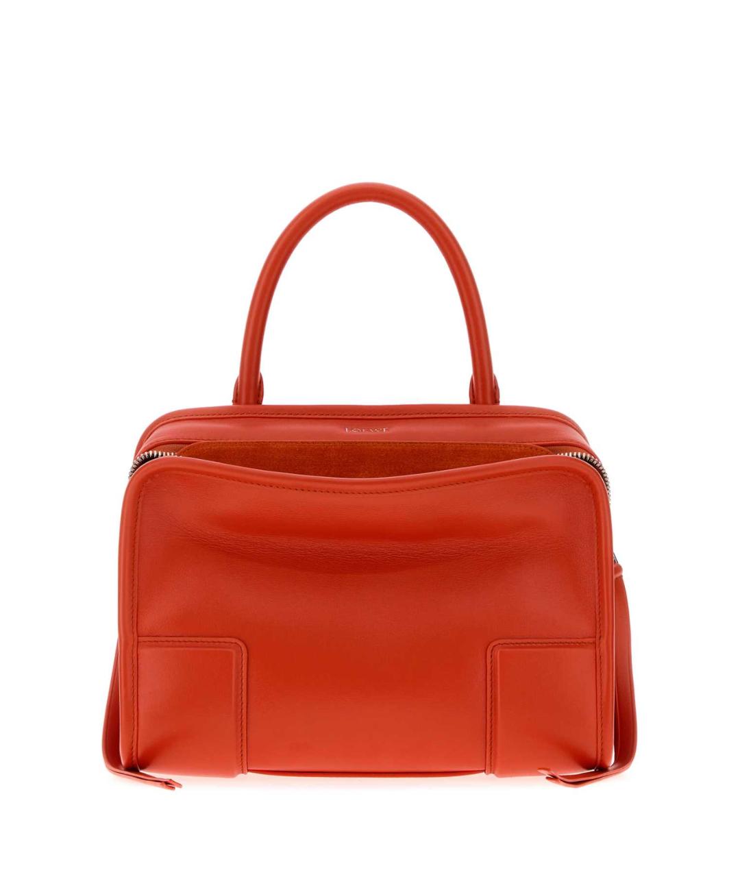 LOEWE Красная кожаная сумка тоут, фото 1