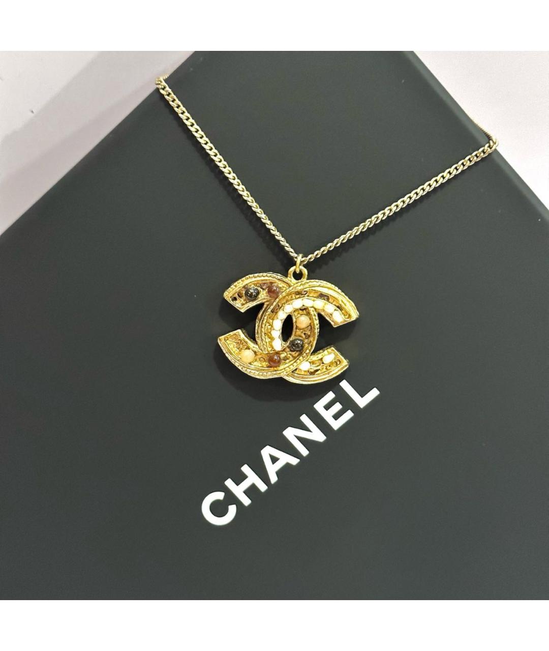 CHANEL Золотое колье, фото 2