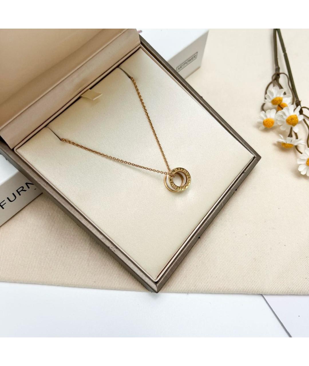 BVLGARI Золотое колье из розового золота, фото 3
