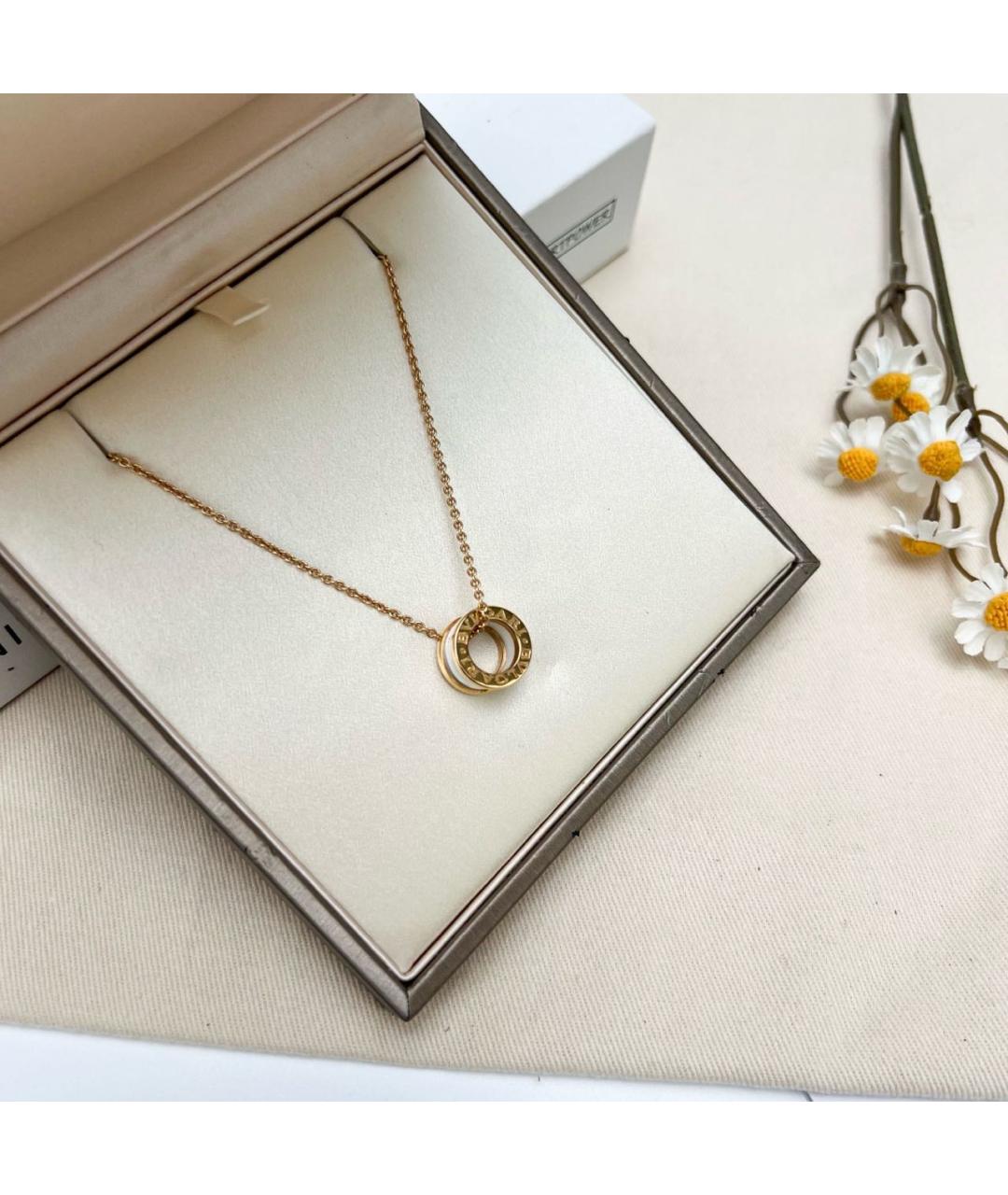 BVLGARI Золотое колье из розового золота, фото 4