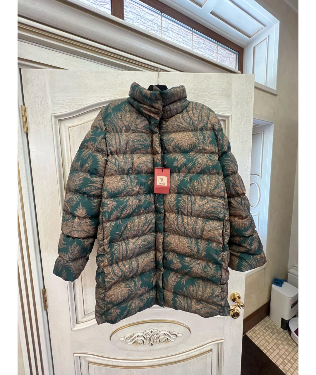 ETRO Зеленая полиэстеровая куртка, фото 7