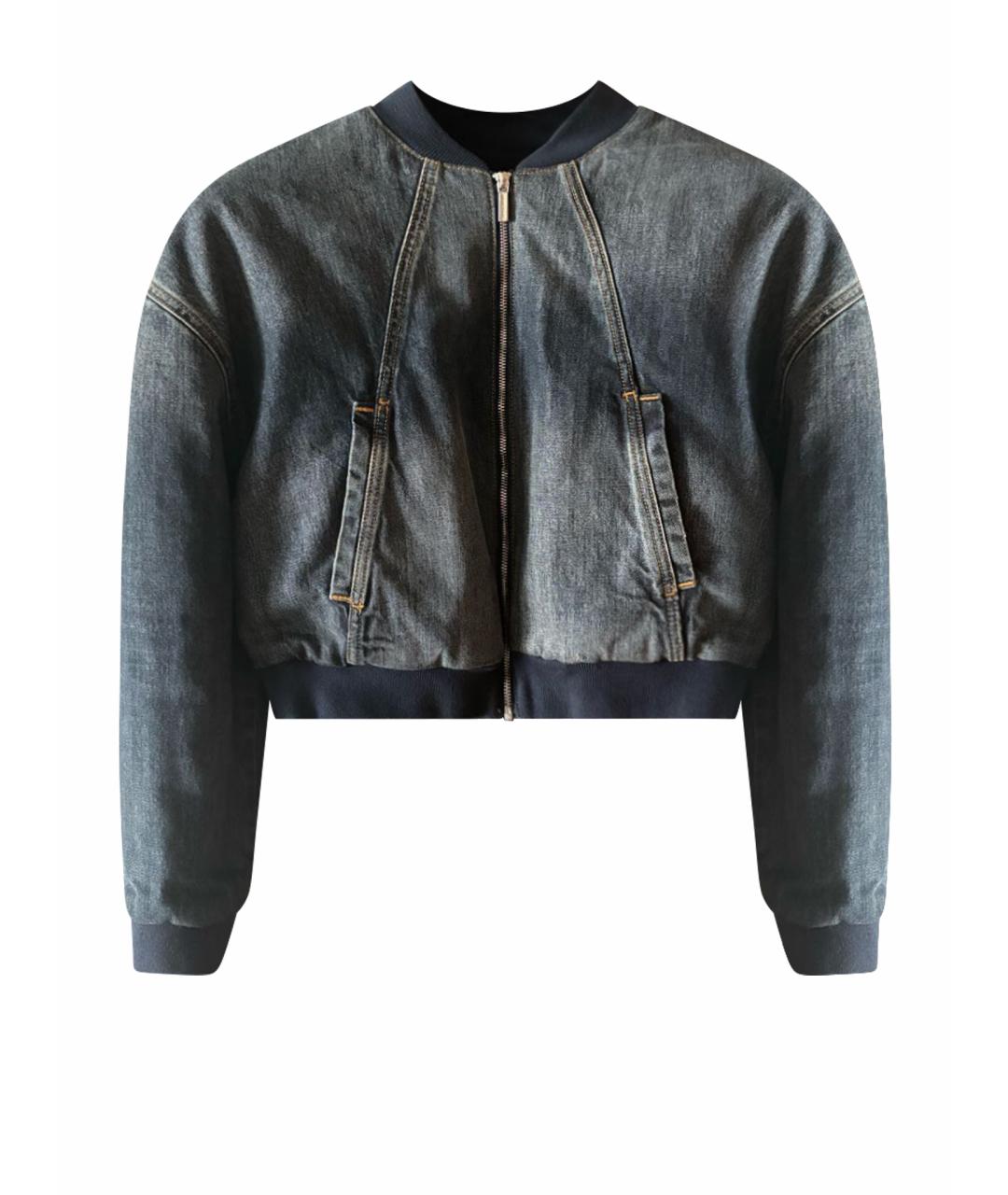 ARMANI EXCHANGE Темно-синяя деним куртка, фото 1