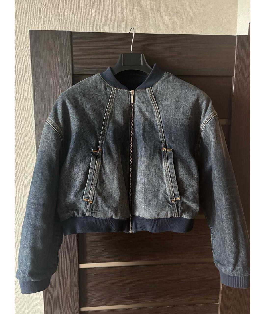 ARMANI EXCHANGE Темно-синяя деним куртка, фото 5