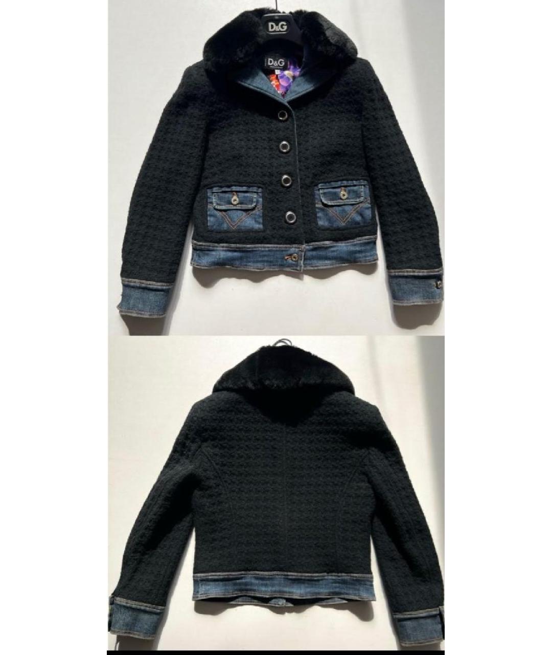 DOLCE&GABBANA Черный жакет/пиджак, фото 2