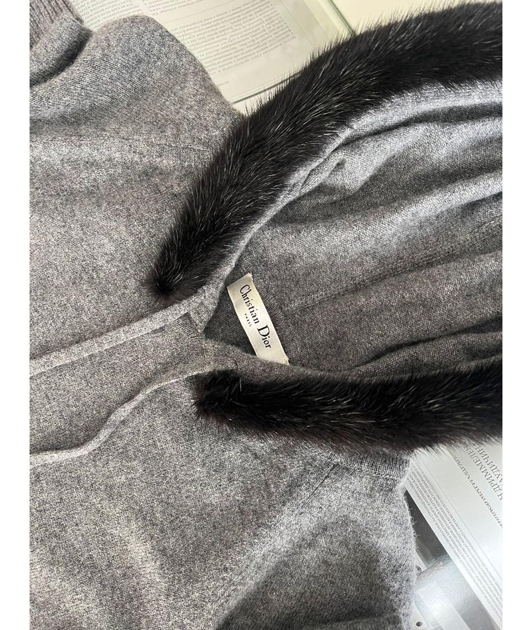 CHRISTIAN DIOR Серое платье, фото 4