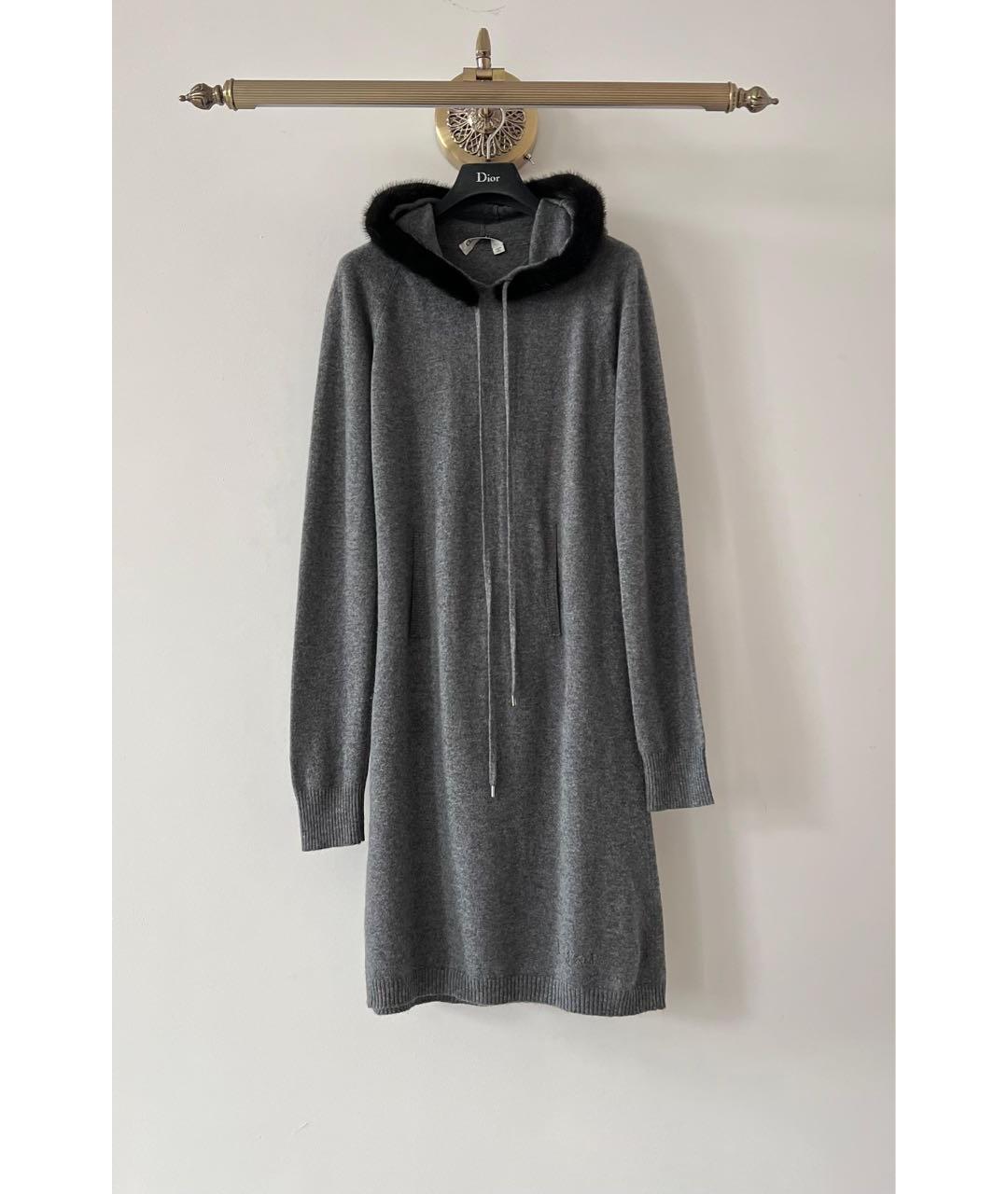 CHRISTIAN DIOR Серое платье, фото 9