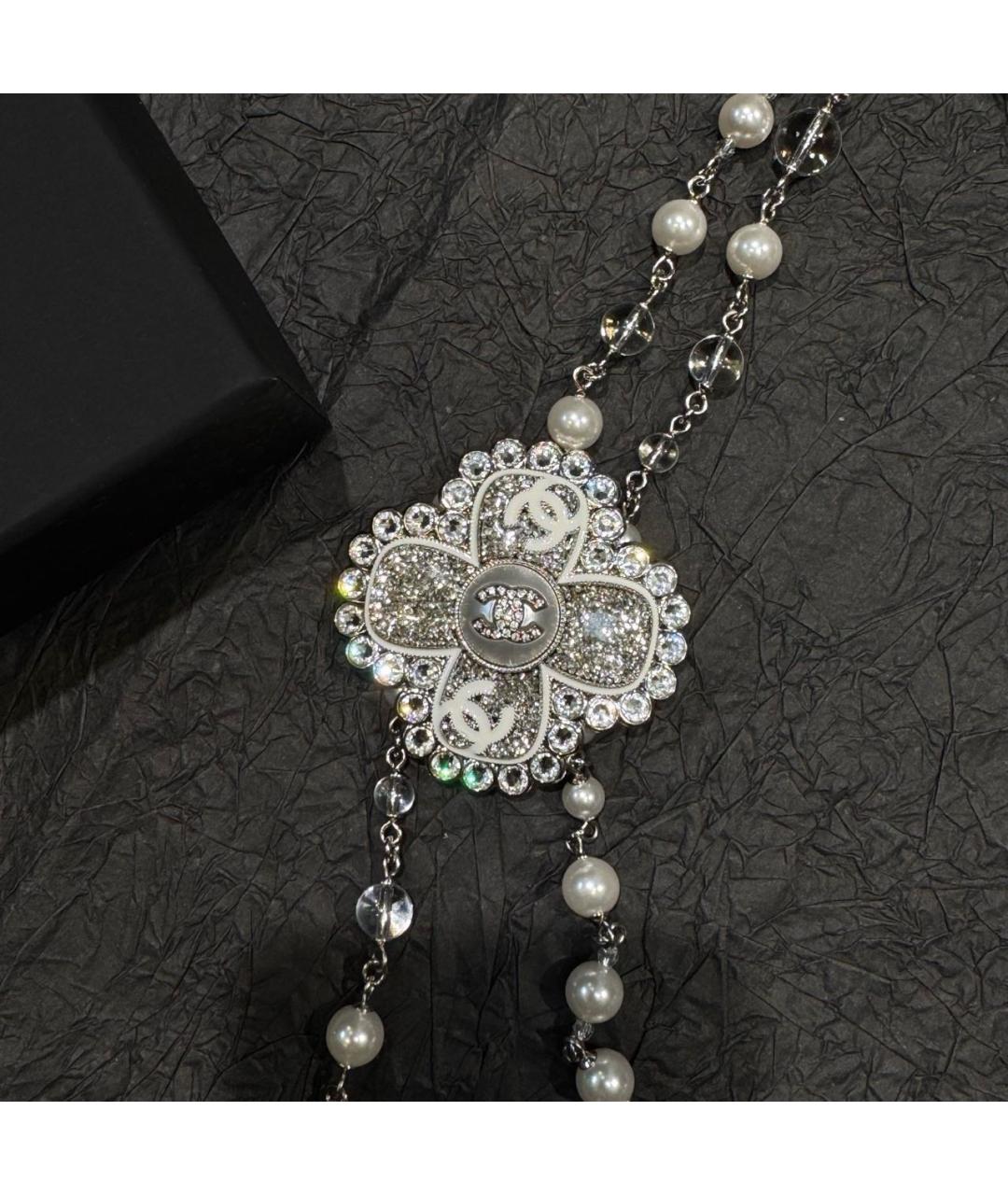 CHANEL Серебряное колье, фото 4