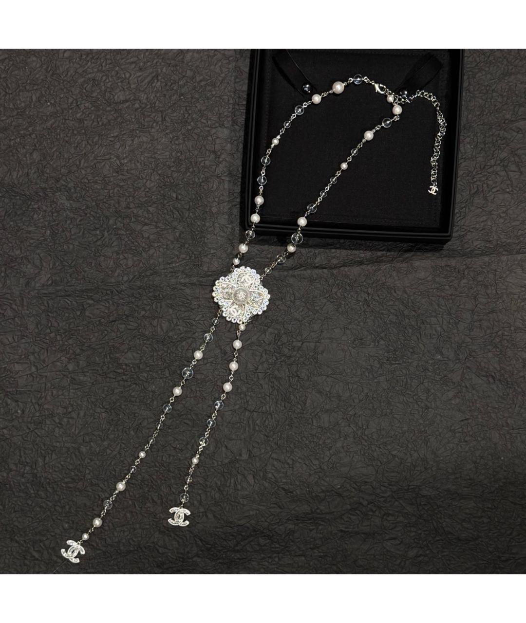 CHANEL Серебряное колье, фото 2