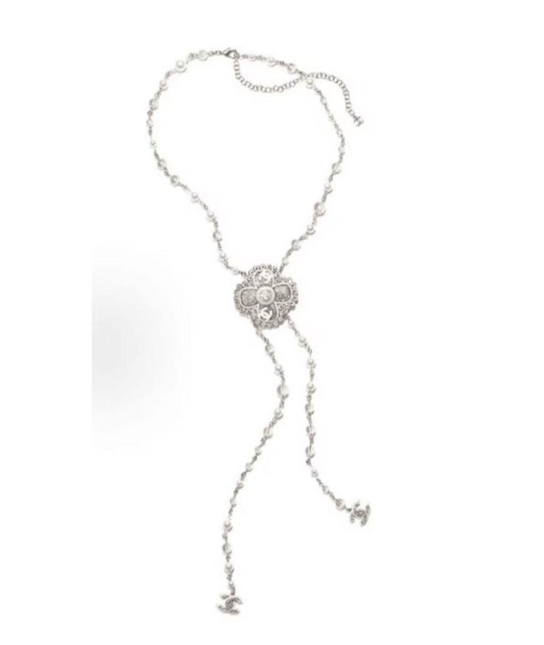 CHANEL Серебряное колье, фото 5