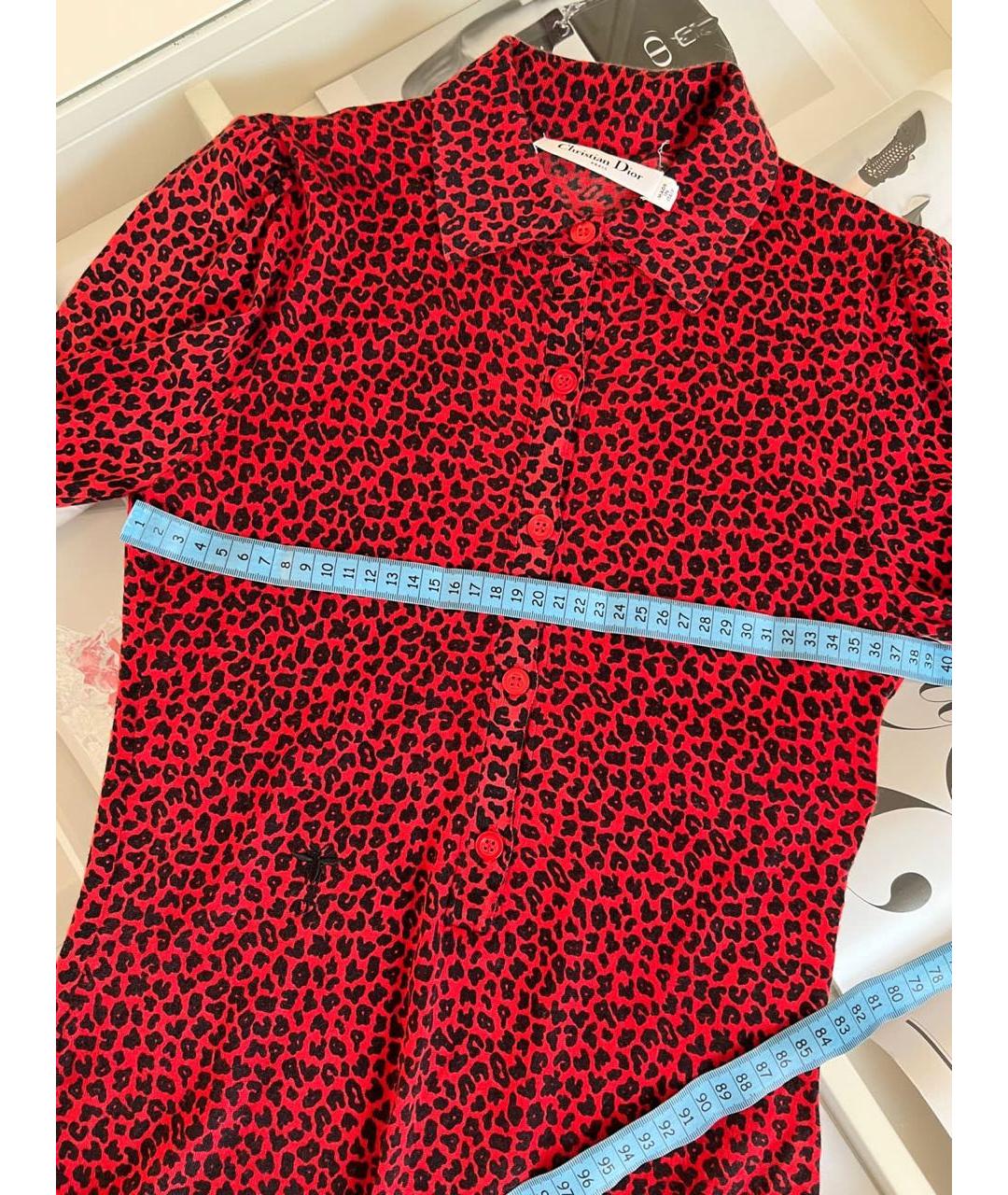 CHRISTIAN DIOR Красная блузы, фото 4