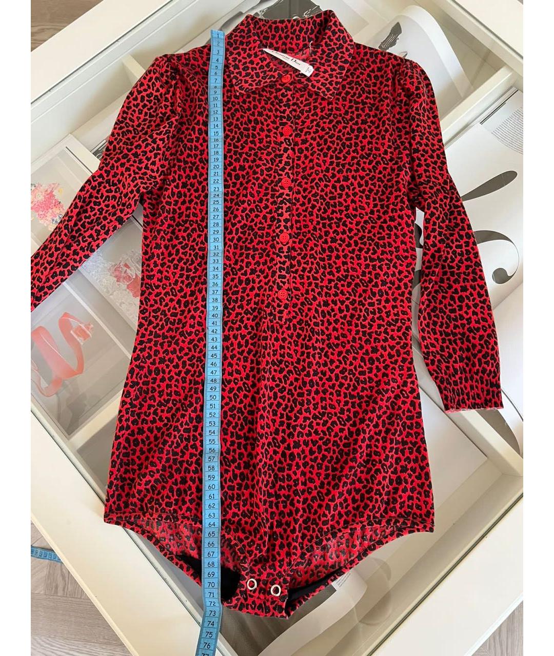 CHRISTIAN DIOR Красная блузы, фото 3