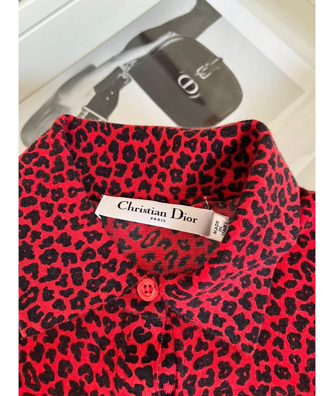 CHRISTIAN DIOR Красная блузы, фото 6