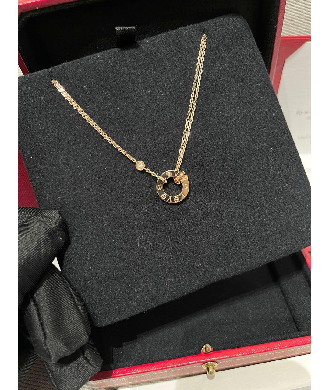 CARTIER Золотое колье из розового золота, фото 6