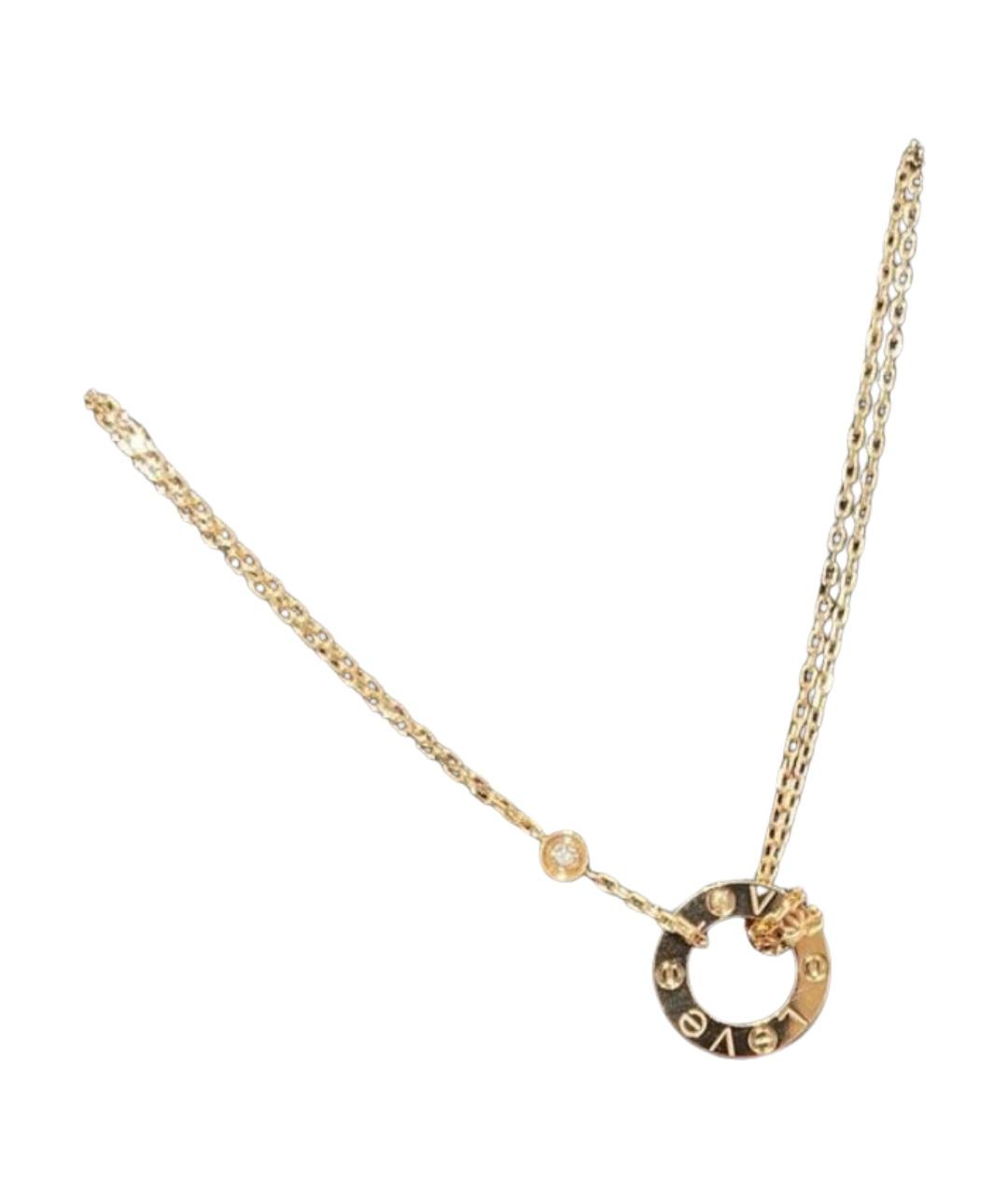 CARTIER Золотое колье из розового золота, фото 1