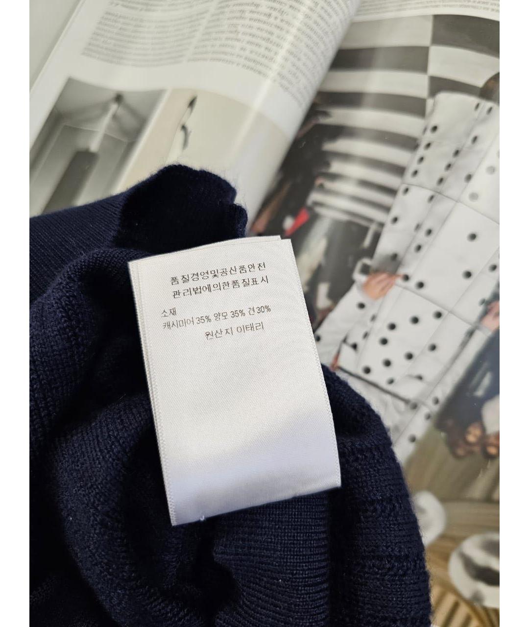 CHRISTIAN DIOR Темно-синяя майка, фото 7