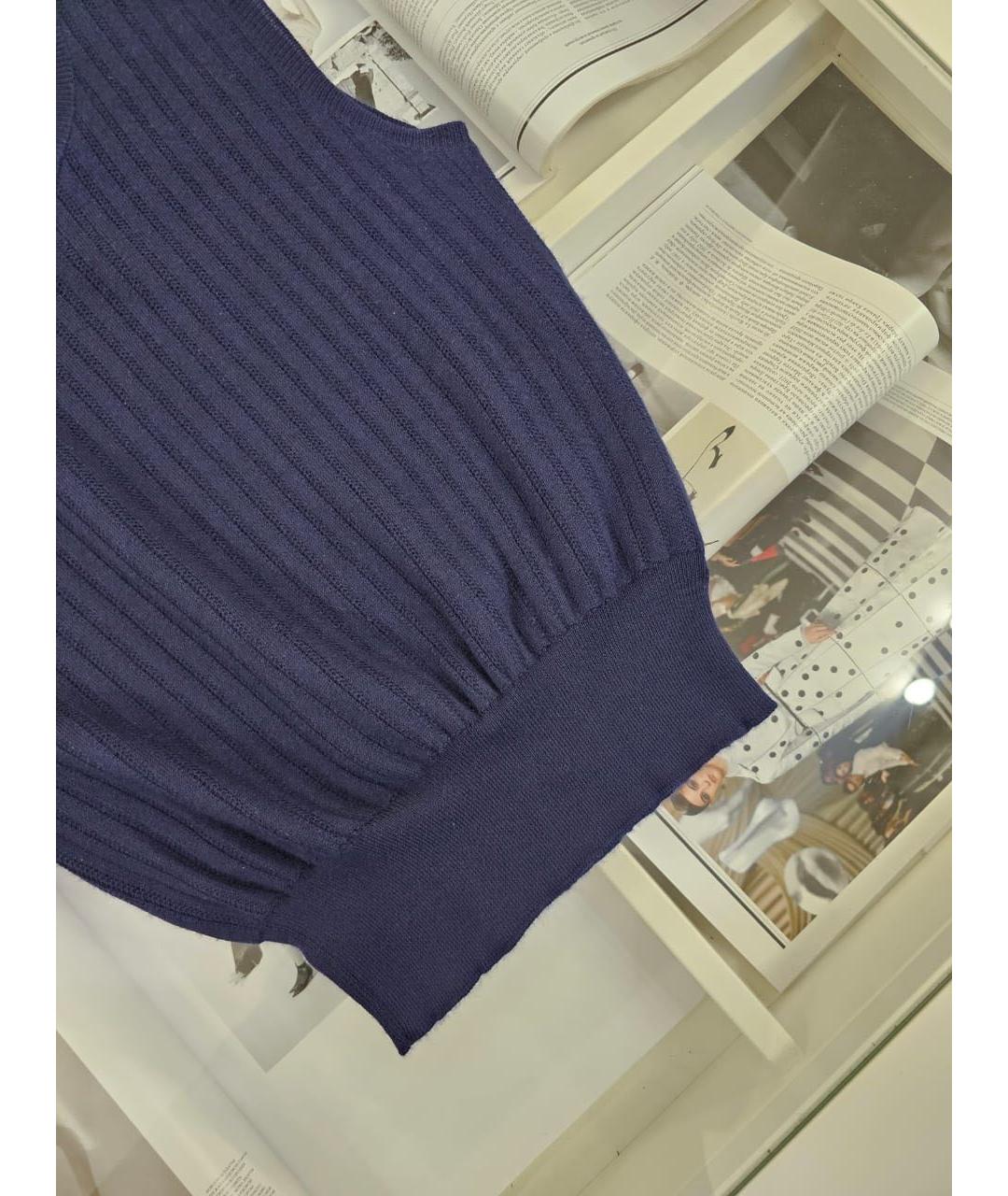 CHRISTIAN DIOR Темно-синяя майка, фото 8