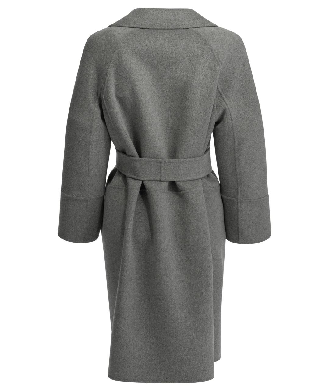 'S MAX MARA Серое шерстяное пальто, фото 2